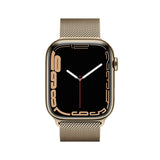 GETIT.QA- Qatar’s Best Online Shopping Website offers APPLE WATCH SERIES 7 GPS + CELLULAR MKJY3 45MM GOLD STAINLESS STEEL CASE WITH GOLD MILANESE LOOP at the lowest price in Qatar. Free Shipping & COD Available!