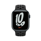 GETIT.QA- Qatar’s Best Online Shopping Website offers APPLE WATCH NIKE SERIES 7 GPS MKNC3 45MM MIDNIGHT ALUMINIUM CASE WITH ANTHRACITE/BLACK NIKE SPORT BAND at the lowest price in Qatar. Free Shipping & COD Available!