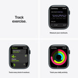 GETIT.QA- Qatar’s Best Online Shopping Website offers APPLE WATCH NIKE SERIES 7 GPS + CELLULAR MKJ43 41MM MIDNIGHT ALUMINIUM CASE WITH ANTHRACITE/BLACK NIKE SPORT BAND at the lowest price in Qatar. Free Shipping & COD Available!