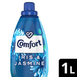 GETIT.QA- Qatar’s Best Online Shopping Website offers COMFORT ULTIMATE CARE IRIS & JASMINE CONCENTRATED FABRIC SOFTENER 1 LITRE
 at the lowest price in Qatar. Free Shipping & COD Available!