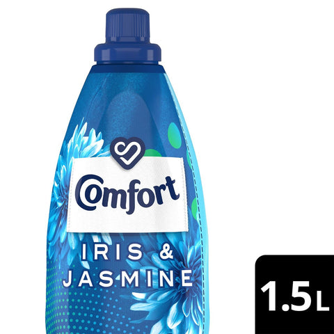 GETIT.QA- Qatar’s Best Online Shopping Website offers COMFORT ULTIMATE CARE CONCENTRATED FABRIC SOFTENER IRIS & JASMINE 1.5 LITRE
 at the lowest price in Qatar. Free Shipping & COD Available!