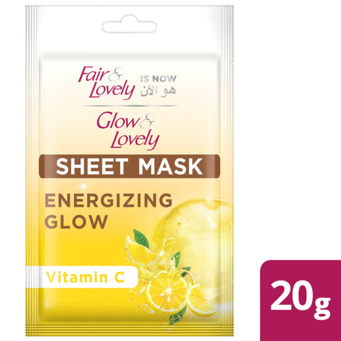 GETIT.QA- Qatar’s Best Online Shopping Website offers GLOW & LOVELY ENERGIZING GLOW SHEET MASK 20 G at the lowest price in Qatar. Free Shipping & COD Available!