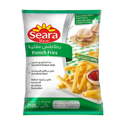 GETIT.QA- Qatar’s Best Online Shopping Website offers SEARA FRENCH FRIES 9MM 2.5KG at the lowest price in Qatar. Free Shipping & COD Available!