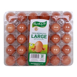 Albadia Brown Eggs Large 30 pcs