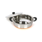 GETIT.QA- Qatar’s Best Online Shopping Website offers CHEFLINE STAINLESS STEEL URULI WITH COPPER BOTTOM 24CM INDIA at the lowest price in Qatar. Free Shipping & COD Available!