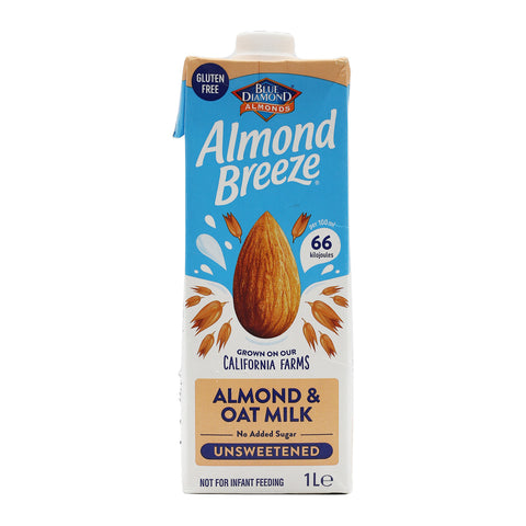 GETIT.QA- Qatar’s Best Online Shopping Website offers BLUE DIAMOND ALMOND BREEZE ALMOND & OAT MILK UNSWEETENED 1 LITRE
 at the lowest price in Qatar. Free Shipping & COD Available!