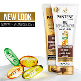 GETIT.QA- Qatar’s Best Online Shopping Website offers PANTENE PRO-V HAIR OIL REPLACEMENT LEAVE ON CREAM MILKY DAMAGE REPAIR 275 ML at the lowest price in Qatar. Free Shipping & COD Available!