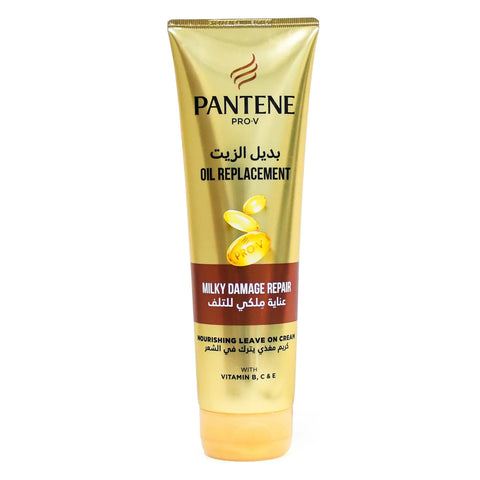 GETIT.QA- Qatar’s Best Online Shopping Website offers PANTENE PRO-V HAIR OIL REPLACEMENT LEAVE ON CREAM MILKY DAMAGE REPAIR 275 ML at the lowest price in Qatar. Free Shipping & COD Available!
