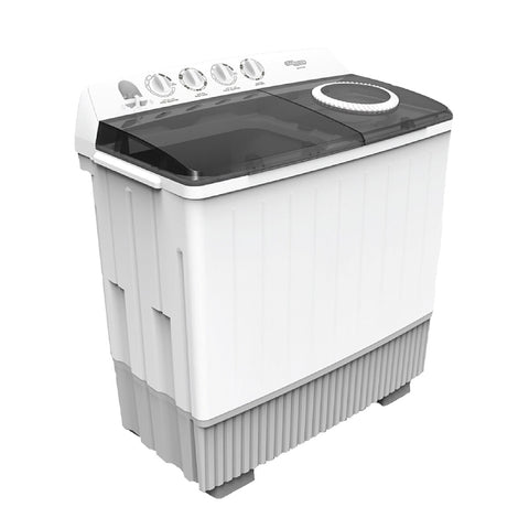 GETIT.QA- Qatar’s Best Online Shopping Website offers SUPER GENERAL TOP LOAD TWIN-TUB SEMI-AUTOMATIC WASHING MACHINE, 20 KG, WHITE/GREY, SGW2056 at the lowest price in Qatar. Free Shipping & COD Available!