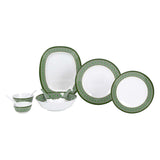 GETIT.QA- Qatar’s Best Online Shopping Website offers LULU MELAMIN DINNER SET 34PC BRINLEY GREEN at the lowest price in Qatar. Free Shipping & COD Available!