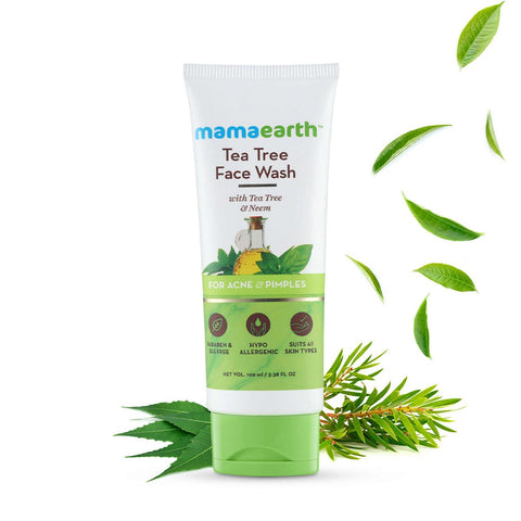 GETIT.QA- Qatar’s Best Online Shopping Website offers MAMAEARTH TEA TREE FACEWASH FOR ACNE & PIMPLES 100 ML at the lowest price in Qatar. Free Shipping & COD Available!