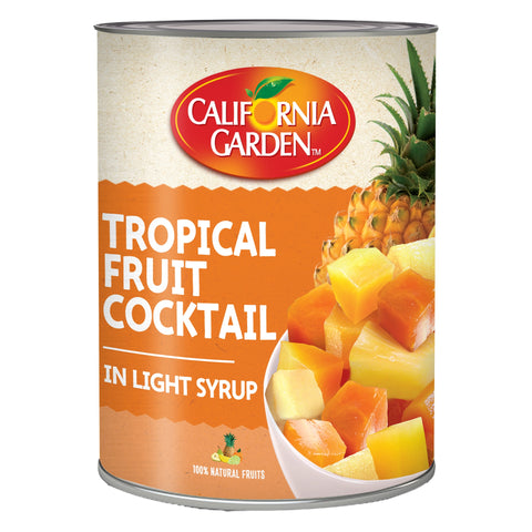 California Garden Canned Tropical Fruit Cocktail In Light Syrup 565 g