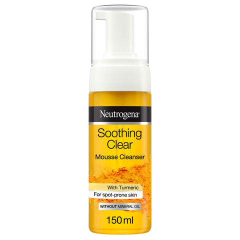 GETIT.QA- Qatar’s Best Online Shopping Website offers NEUTROGENA SOOTHING CLEAR TURMERIC MOUSSE CLEANSER 150 ML at the lowest price in Qatar. Free Shipping & COD Available!