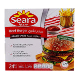 GETIT.QA- Qatar’s Best Online Shopping Website offers SEARA BEEF BURGER ARABIC SPICE 24 PCS 1.344 KG at the lowest price in Qatar. Free Shipping & COD Available!