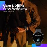 GETIT.QA- Qatar’s Best Online Shopping Website offers AMAZFIT GTR 3 PRO A2040-GTR-3-PRO-INFINITE-BLACK(SMART WATCH FOR ANDROID IPHONE WITH BLUETOOTH CALL ALEXA GPS WIFI, MEN'S FITNESS TRACKER 150 SPORTS MODES, 1.45”AMOLED DISPLAY, BLOOD OXYGEN HEART RATE TRACKING) at the lowest price in Qatar. Free Shipping & COD Available!