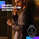 GETIT.QA- Qatar’s Best Online Shopping Website offers AMAZFIT GTR 3 PRO A2040-GTR-3-PRO-INFINITE-BLACK(SMART WATCH FOR ANDROID IPHONE WITH BLUETOOTH CALL ALEXA GPS WIFI, MEN'S FITNESS TRACKER 150 SPORTS MODES, 1.45”AMOLED DISPLAY, BLOOD OXYGEN HEART RATE TRACKING) at the lowest price in Qatar. Free Shipping & COD Available!