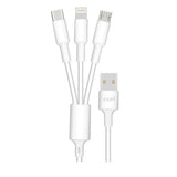 GETIT.QA- Qatar’s Best Online Shopping Website offers X.CELL 3 IN 1 USB CABLE CB-A31-1.5 WHITE at the lowest price in Qatar. Free Shipping & COD Available!