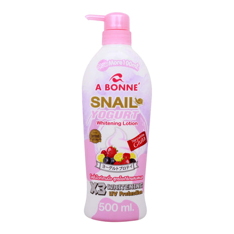 GETIT.QA- Qatar’s Best Online Shopping Website offers ABON.WHT LOTN SNAIL YGRT 500ML at the lowest price in Qatar. Free Shipping & COD Available!