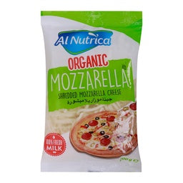 Al Nutrica Organic Shredded Mozzarella Cheese 200 g