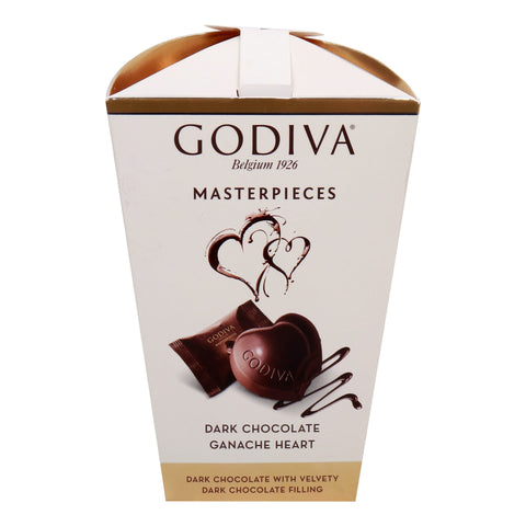 Godiva Masterpieces Dark Chocolate Ganache Hearts 117 g
