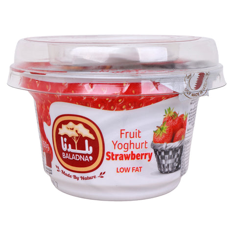 GETIT.QA- Qatar’s Best Online Shopping Website offers Baladna Strawberry Stirred Yoghurt, 150 g at lowest price in Qatar. Free Shipping & COD Available!