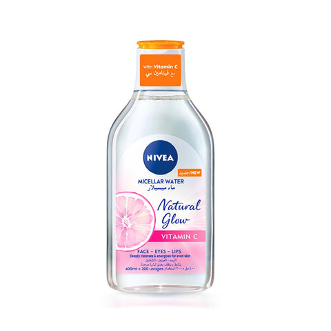 GETIT.QA- Qatar’s Best Online Shopping Website offers NIVEA NATURAL GLOW VITAMIN C MICELLAR WATER 400 ML at the lowest price in Qatar. Free Shipping & COD Available!