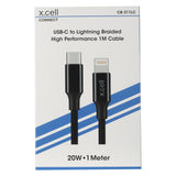 GETIT.QA- Qatar’s Best Online Shopping Website offers X.CELL LIGHTNING TO TYPE-C CABLE CB-211LC 1 METER at the lowest price in Qatar. Free Shipping & COD Available!