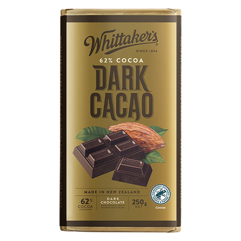 GETIT.QA- Qatar’s Best Online Shopping Website offers WHTKR CHOC DARK CACAO 62% 250G at the lowest price in Qatar. Free Shipping & COD Available!