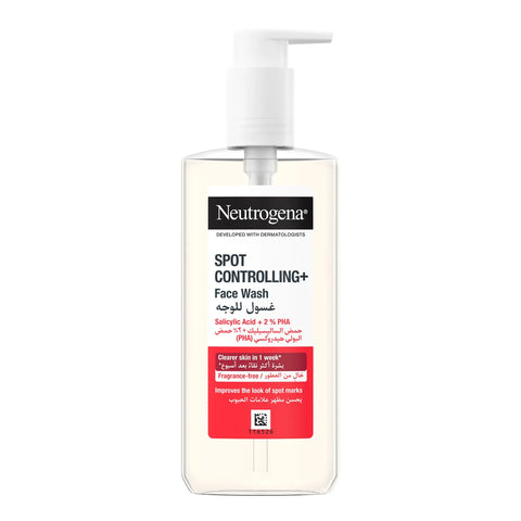 GETIT.QA- Qatar’s Best Online Shopping Website offers Neutrogena Spot Controlling Salicylic Facial Wash, 200 ml at the lowest price in Qatar. Free Shipping & COD Available!
