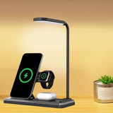 GETIT.QA- Qatar’s Best Online Shopping Website offers TRANDS 4 IN 1 WIRELESS CHARGER WITH LED LAMP TR-WC564 at the lowest price in Qatar. Free Shipping & COD Available!