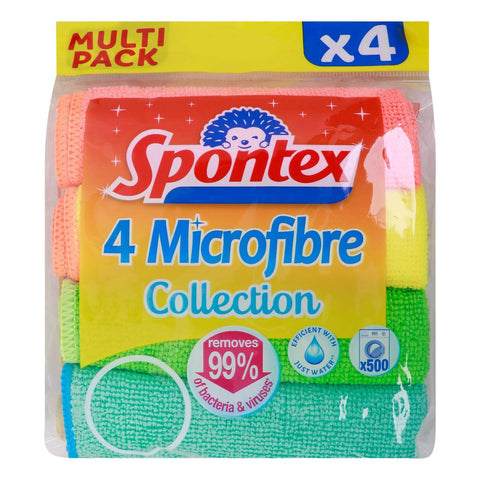 GETIT.QA- Qatar’s Best Online Shopping Website offers Spontex Microfiber Cloth Collection 4 pcs at the lowest price in Qatar. Free Shipping & COD Available!
