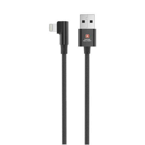 GETIT.QA- Qatar’s Best Online Shopping Website offers SWISS MILITARY TYPE-C LIGHTNING CABLE AL20 BLACK at the lowest price in Qatar. Free Shipping & COD Available!