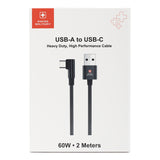 GETIT.QA- Qatar’s Best Online Shopping Website offers SWISS MILITARY USB TO TYPE-C CABLE AC60 2METER BLACK at the lowest price in Qatar. Free Shipping & COD Available!