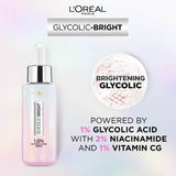 GETIT.QA- Qatar’s Best Online Shopping Website offers L'OREAL PARIS GLYCOLIC BRIGHT GLOW SERUM 30 ML at the lowest price in Qatar. Free Shipping & COD Available!