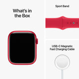 GETIT.QA- Qatar’s Best Online Shopping Website offers APPLE WATCH SERIES 8 GPS, ALUMINIUM CASE WITH (PRODUCT) RED SPORT BAND,41 MM,MNP73AE at the lowest price in Qatar. Free Shipping & COD Available!