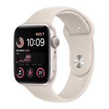 GETIT.QA- Qatar’s Best Online Shopping Website offers APPLE WATCH SE GPS STARLIGHT ALUMINIUM CASE WITH STARLIGHT SPORT BAND-- 40 MM-- MNJP3AE at the lowest price in Qatar. Free Shipping & COD Available!