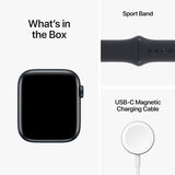 GETIT.QA- Qatar’s Best Online Shopping Website offers APPLE WATCH SE GPS MIDNIGHT ALUMINIUM CASE WITH MIDNIGHT SPORT BAND-- 40 MM-- MNJT3AE at the lowest price in Qatar. Free Shipping & COD Available!