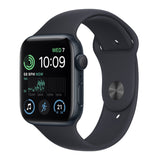 GETIT.QA- Qatar’s Best Online Shopping Website offers APPLE WATCH SE GPS MIDNIGHT ALUMINIUM CASE WITH MIDNIGHT SPORT BAND-- 44 MM-- MNK03AE at the lowest price in Qatar. Free Shipping & COD Available!