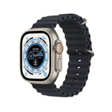 GETIT.QA- Qatar’s Best Online Shopping Website offers APPLE WATCH ULTRA GPS + CELLULAR TITANIUM CASE WITH MIDNIGHT OCEAN BAND, 49 MM, MQFK3 at the lowest price in Qatar. Free Shipping & COD Available!