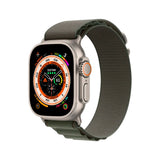 GETIT.QA- Qatar’s Best Online Shopping Website offers APPLE WATCH ULTRA GPS + CELLULAR TITANIUM CASE WITH GREEN ALPINE LOOP, 49 MM, MEDIUM (BAND SIZE), MQFN3 at the lowest price in Qatar. Free Shipping & COD Available!