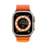 GETIT.QA- Qatar’s Best Online Shopping Website offers APPLE WATCH ULTRA GPS + CELLULAR TITANIUM CASE WITH ORANGE ALPINE LOOP, 49 MM, LARGE (BAND SIZE), MQFM3 at the lowest price in Qatar. Free Shipping & COD Available!