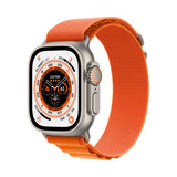 GETIT.QA- Qatar’s Best Online Shopping Website offers APPLE WATCH ULTRA GPS + CELLULAR TITANIUM CASE WITH ORANGE ALPINE LOOP, 49 MM, LARGE (BAND SIZE), MQFM3 at the lowest price in Qatar. Free Shipping & COD Available!