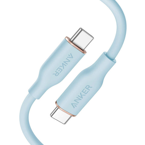 GETIT.QA- Qatar’s Best Online Shopping Website offers ANKER POWERLINE III FLOW USB-C TO USB-C CABLE 100W (0.9M/3FT) A8552H31 at the lowest price in Qatar. Free Shipping & COD Available!