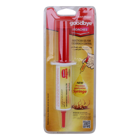 GETIT.QA- Qatar’s Best Online Shopping Website offers GOODBYE ROACHES GEL SYRINGE1PC at the lowest price in Qatar. Free Shipping & COD Available!
