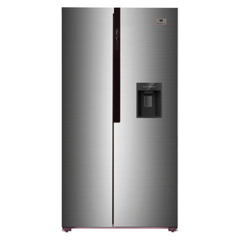 GETIT.QA- Qatar’s Best Online Shopping Website offers WHITE WESTINGHOUSE SIDE BY SIDE REFRIGERATOR WDSBS-690W 690L at the lowest price in Qatar. Free Shipping & COD Available!