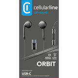 GETIT.QA- Qatar’s Best Online Shopping Website offers CELLULARLINE HEADPHONES WITH TYPE-C CONNECTOR AUORBITTYPE at the lowest price in Qatar. Free Shipping & COD Available!