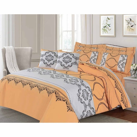 Barbarella Cotton Fitted Sheet Double (137x200+25cm) 3pcs Set 144TC Renio