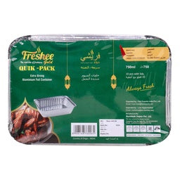 Freshee Gold Aluminium Foil Container 750 ml 10 pcs