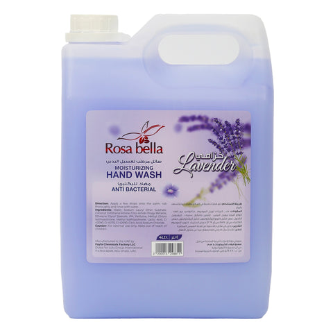 Rosa Bella Lavender Moisturizing Liquid Hand Wash 4 Litres