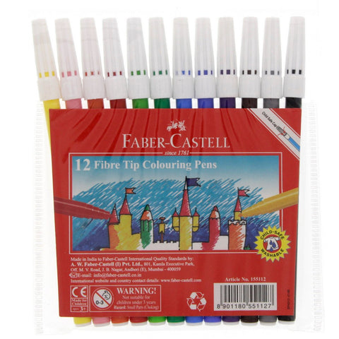 GETIT.QA- Qatar’s Best Online Shopping Website offers FABER-CASTELL FIBRE TIP COLOR PENS 12 PIECES at the lowest price in Qatar. Free Shipping & COD Available!